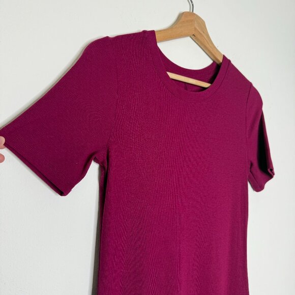 A New Day | Berry T-Shirt Dress - Small - Picture 3 of 6